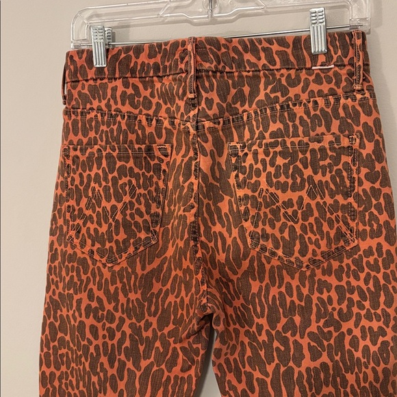 MOTHER high waisted looker ankle fray in animal attraction size 28 - Picture 6 of 8